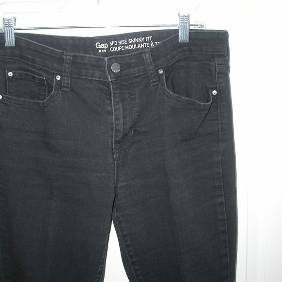 Gap Black Mid-rise Jeans - Picture 5 of 7